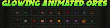 ������� Glowing Animated Ores ��� Minecraft 26.1
