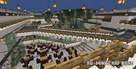 ������� Underground City plus USS Missouri BB-63 and USS Essex CVA-9 ��� Minecraft