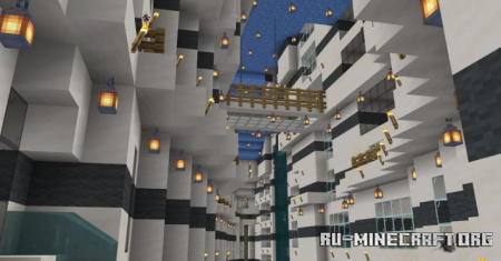 ������� Underground City plus USS Missouri BB-63 and USS Essex CVA-9 ��� Minecraft