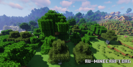 ������� Universal Bushy Leaves ��� Minecraft 26.1
