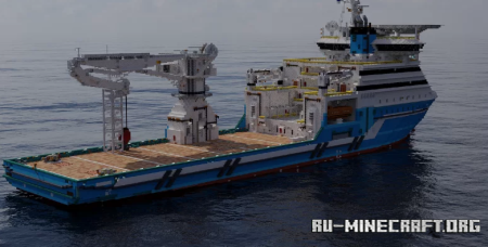 ������� Offshore construction vessel Vega Innovator ��� Minecraft