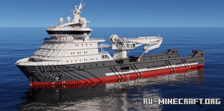 ������� Offshore construction vessel Vega Innovator ��� Minecraft