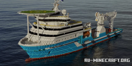 ������� Offshore construction vessel Vega Innovator ��� Minecraft