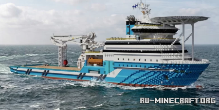 ������� Offshore construction vessel Vega Innovator ��� Minecraft
