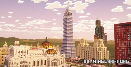 ������� Torre Latinoamericana Mexico ��� Minecraft