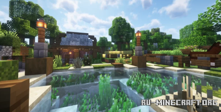 ������� A charming 30×30 map featuring a tiny mine ��� Minecraft