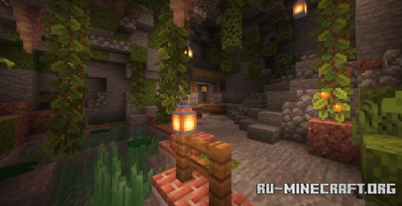 ������� A charming 30×30 map featuring a tiny mine ��� Minecraft