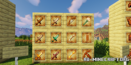 ������� Short Swords ��� Minecraft 26.1