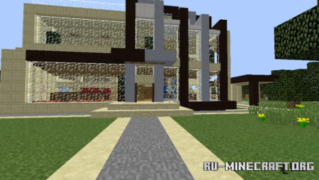 ������� Amazing Modern House With Furniture ��� Minecraft
