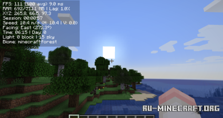 ������� Compact F3 Plus ��� Minecraft 1.21.11