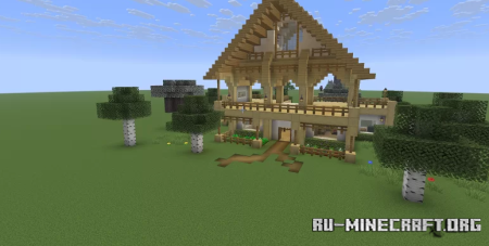 ������� Birch & Quartz House ��� Minecraft