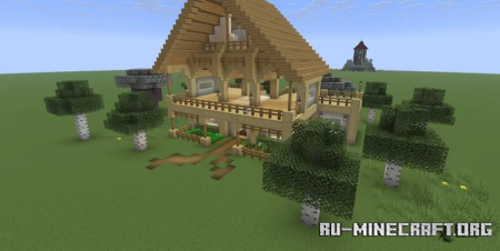������� Birch & Quartz House ��� Minecraft