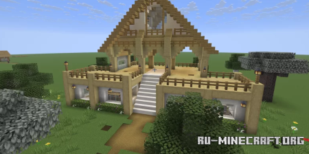 ������� Birch & Quartz House ��� Minecraft
