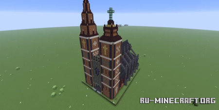 ������� Two Towered Brick Church ��� Minecraft