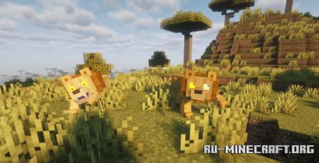 ������� Animal Garden Lion ��� Minecraft 26.1.2