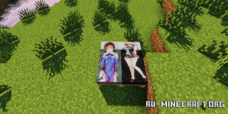 ������� Anime Waifu Beds ��� Minecraft 1.21