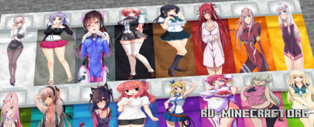 ������� Anime Waifu Beds ��� Minecraft 1.21