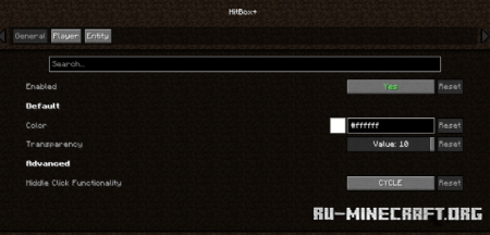 ������� HitBox Plus ��� Minecraft 26.1.2