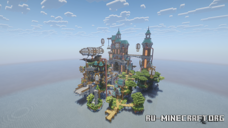 ������� Steampunk Island ��� Minecraft PE