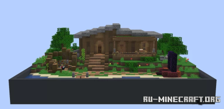 ������� 3 Starter Houses (Jungle, Bamboo Jungle, Mangrove Swamp) ��� Minecraft