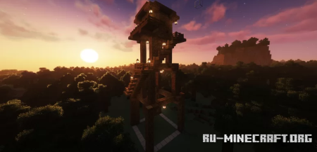 ������� Rustic-Watch-tower ��� Minecraft