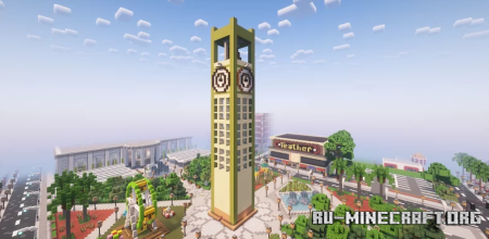 ������� Pistacchio City v1.0 (1980-1990) ��� Minecraft