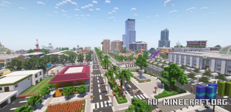 ������� Pistacchio City v1.0 (1980-1990) ��� Minecraft