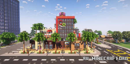 ������� Pistacchio City v1.0 (1980-1990) ��� Minecraft