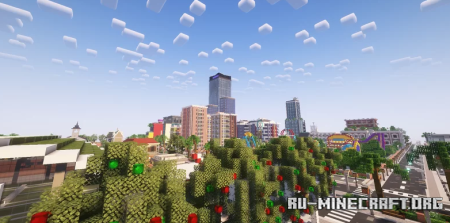 ������� Pistacchio City v1.0 (1980-1990) ��� Minecraft