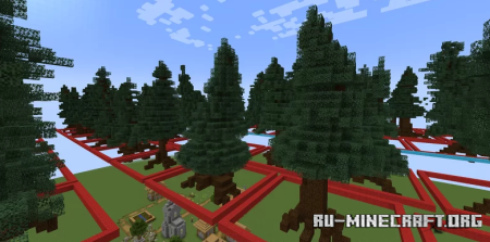 ������� Spruce Tree Pack V1 � 700 Spruce Trees ��� Minecraft