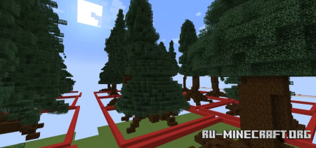 ������� Spruce Tree Pack V1 � 700 Spruce Trees ��� Minecraft