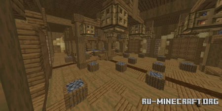 ������� 700 blocks long wooden merchant - pirate sailship ��� Minecraft