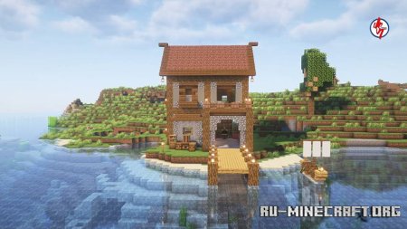 ������� Survival Fisherman's House 81 ��� Minecraft PE