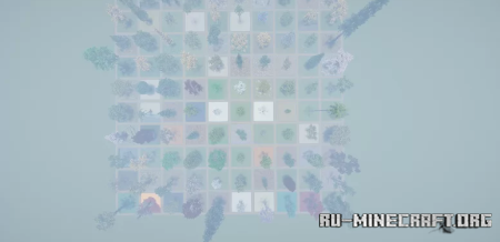 ������� 100 Custom Trees Map by MalkazarYT ��� Minecraft