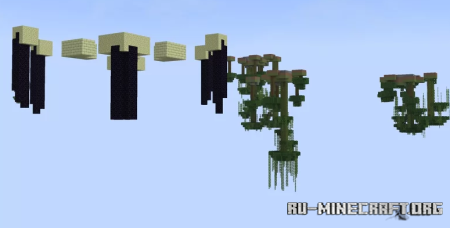 ������� Sky Challenge Upside Down ��� Minecraft