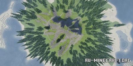 ������� Small Pine Tree Island ��� Minecraft