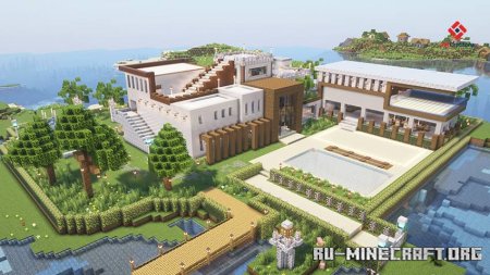 ������� Survival Modern Mansion by JSTCreations ��� Minecraft PE
