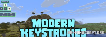 ������� Modern Keystrokes ��� Minecraft 1.21.11