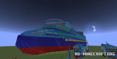 ������� Scale Orion's Fight Custom Cruise ship ��� Minecraft