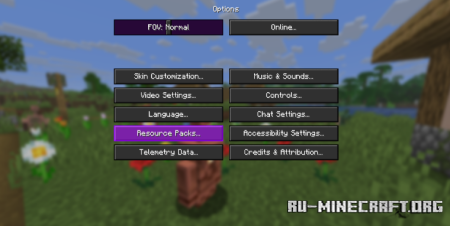 ������� Purplefied GUI ��� Minecraft 26.2