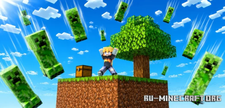 ������� Creper Rain Skyblock ��� Minecraft