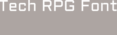 ������� Tech RPG Font ��� Minecraft 26.2