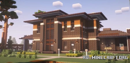������� Wright-style house ��� Minecraft