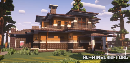������� Wright-style house ��� Minecraft
