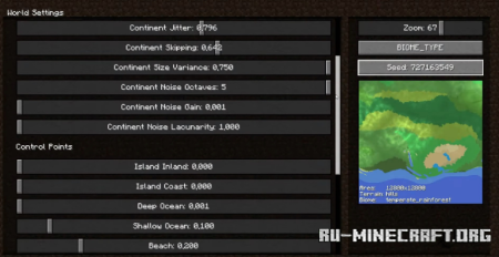 ������� Reterraforged ��� Minecraft 26.2