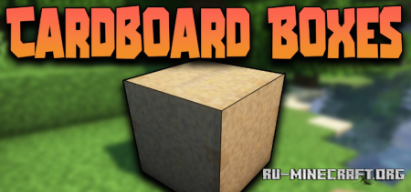 ������� Cardboard Boxes ��� Minecraft 26.2