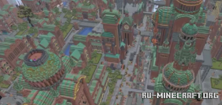 ������� steampunk city map ��� Minecraft