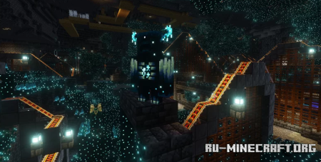 ������� Ancient City Roller Coaster ��� Minecraft