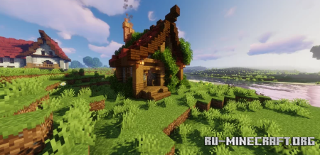 ������� Dark Mangrove House with interior ��� Minecraft