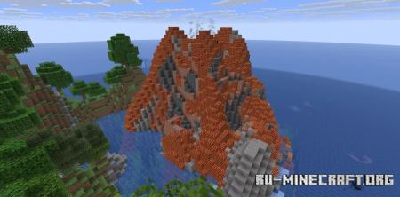 ������� Volcanic Island In An Infinite Ocean ��� Minecraft
